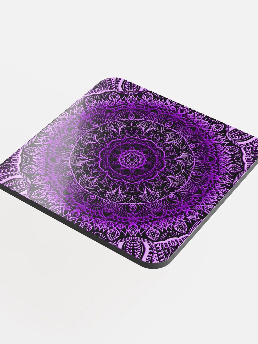 Mystical Mandala Glossed Cork Coaster product image (4)