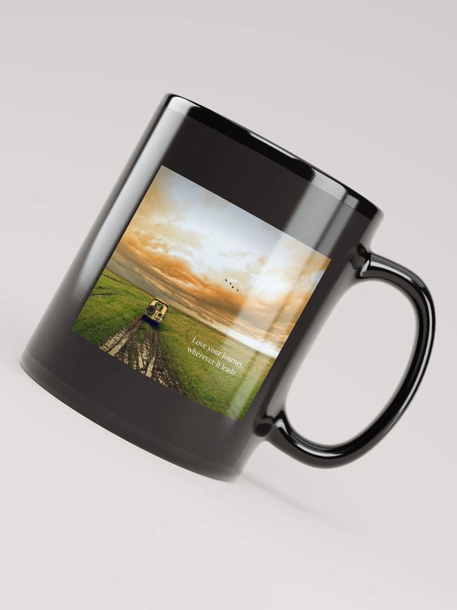 Love Your Journey Black Glossy Mug product image (8)