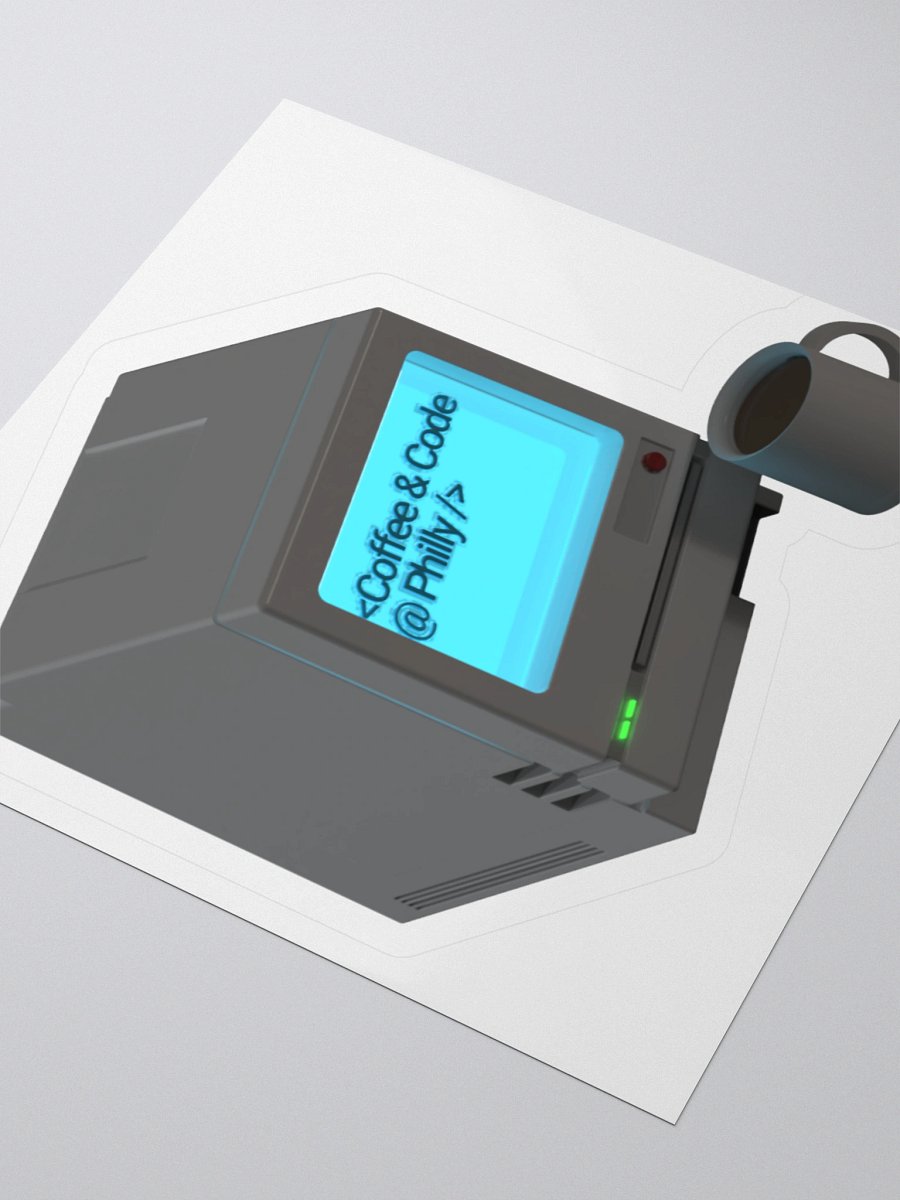 Code & Coffee Logo Sticker product image (3)