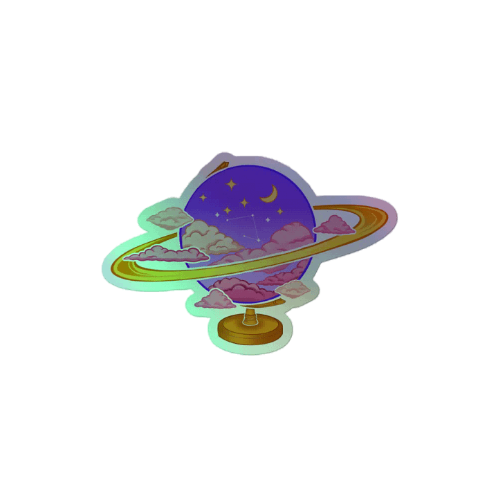 "Celestial Dream Map" Holographic Sticker product image (2)