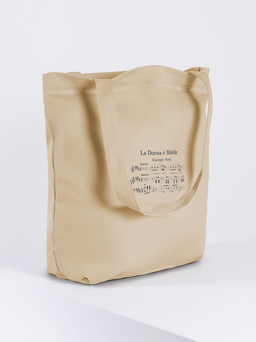 Eco-Friendly Tote: La Donna è Mobile product image (4)