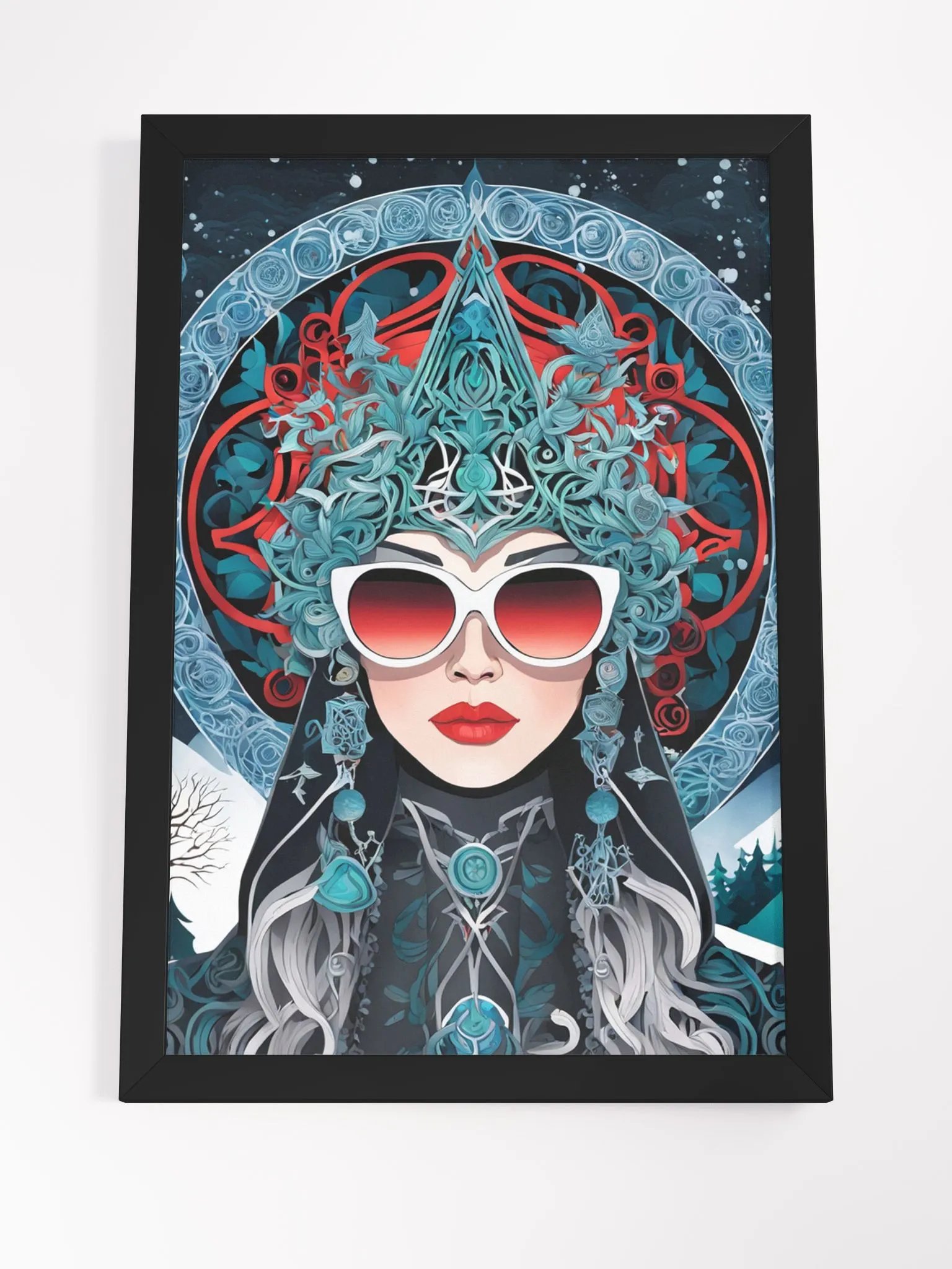 Winter Wiccan 02 - Framed Matte Poster product image (4)