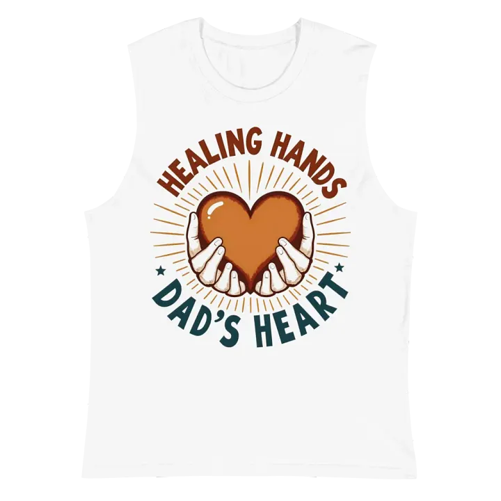 Healing Hands Dad's Heart Muscle Tank product image (2)