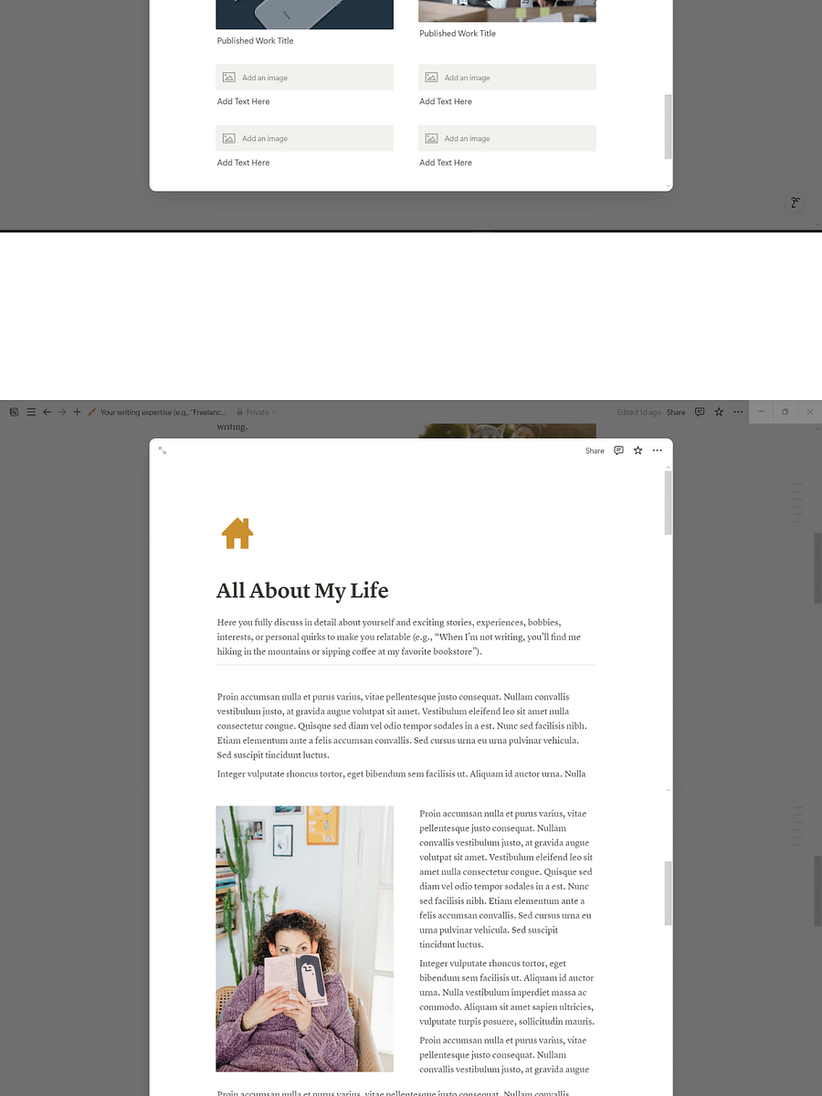 Freelance Writer Website Template | Showcase Your Work & Services product image (4)