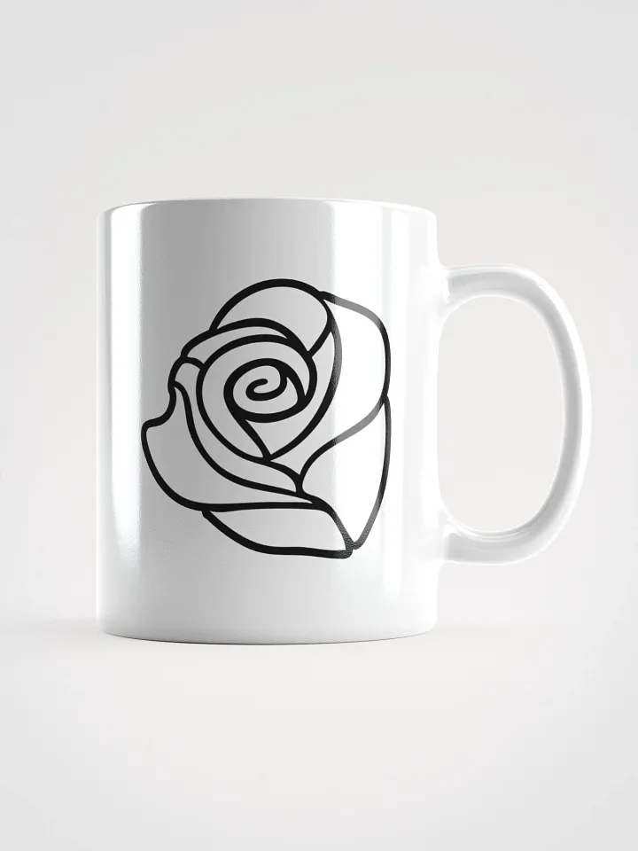 White Rose ceramic mug - B product image (1)