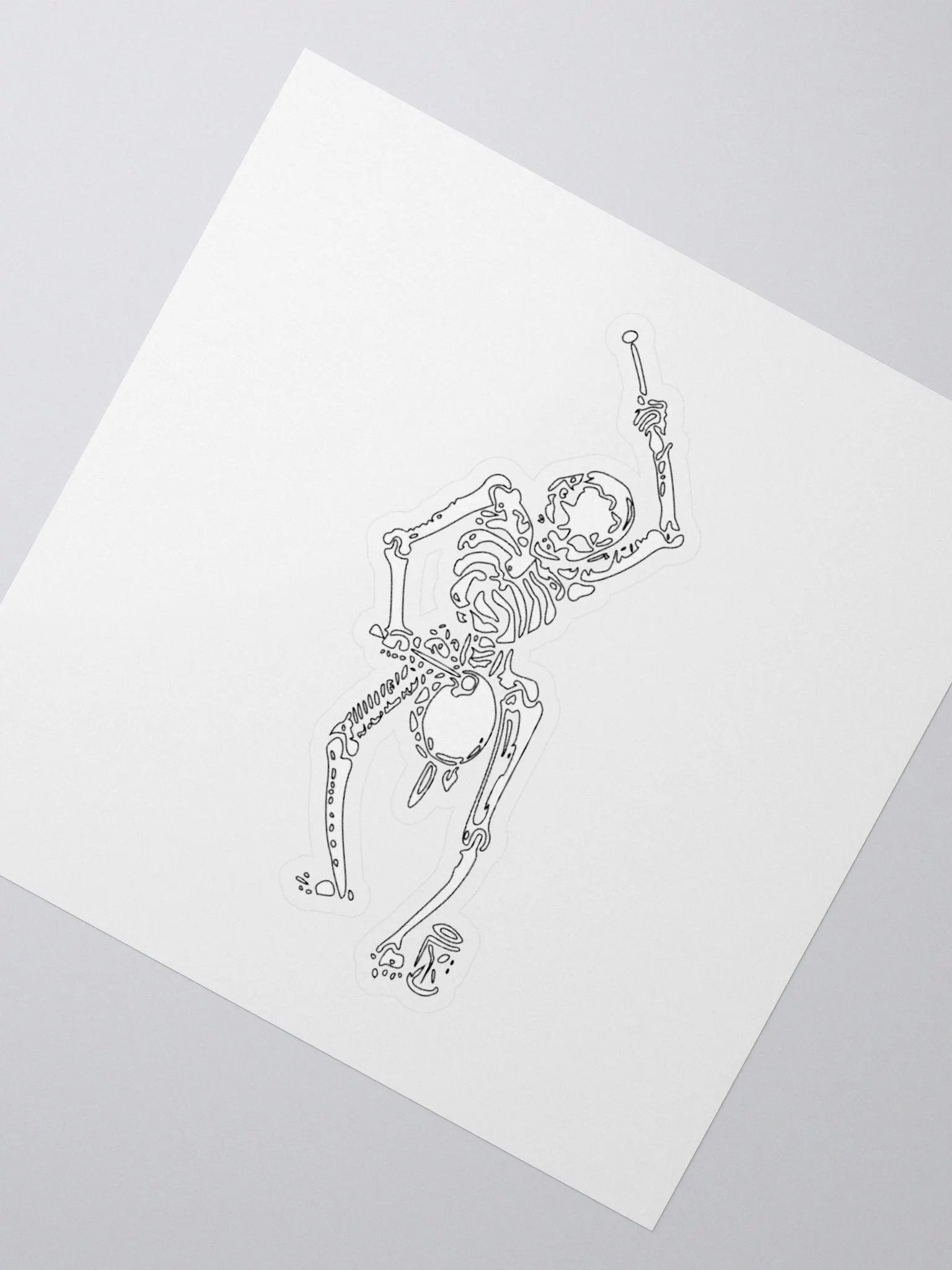 Mechanical Skeleton Kiss Cut Stickers product image (6)