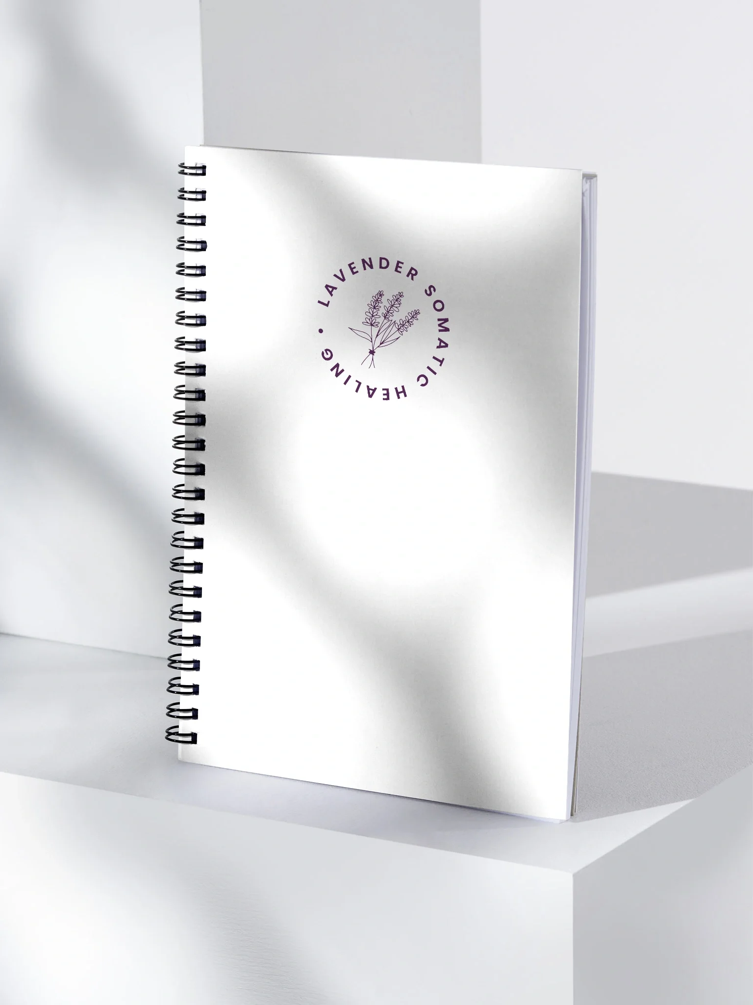 Lavender Somatic Healing Spiral Notebook product image (4)