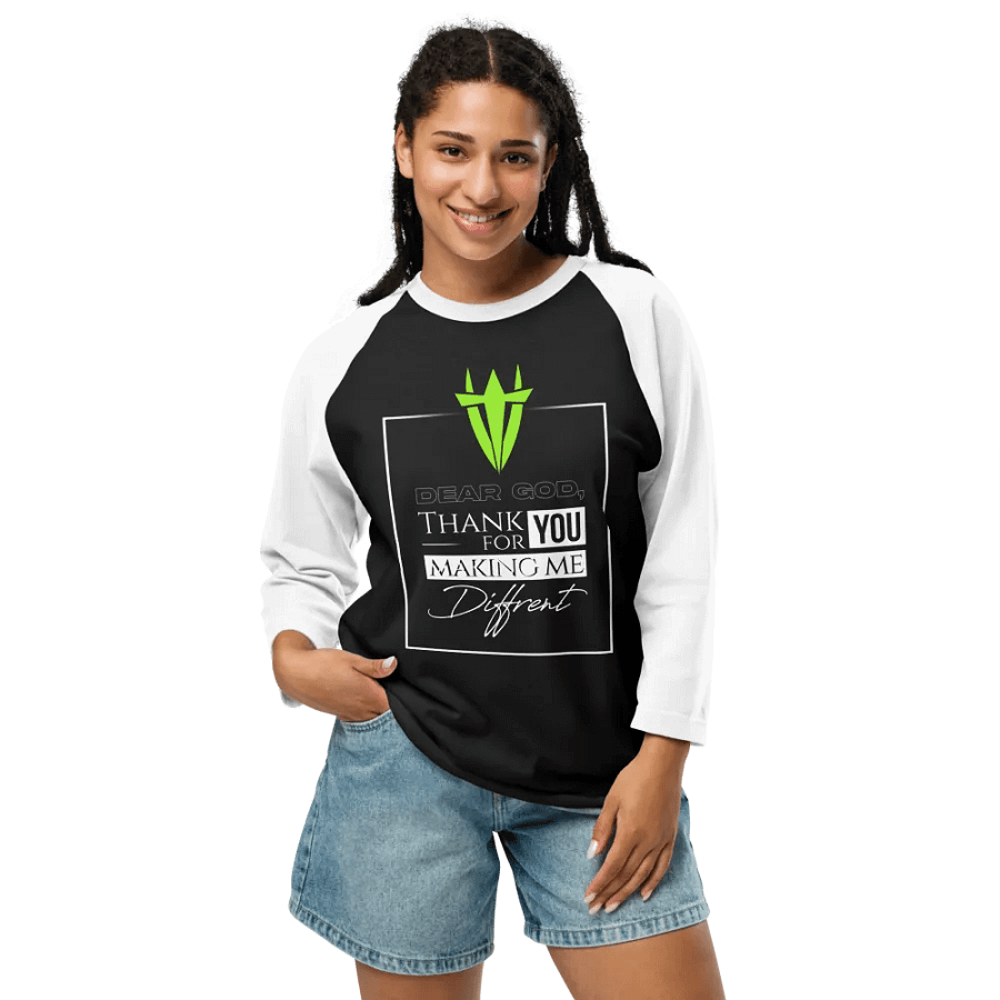 Jersey Raglan Tee: Dear God product image (8)