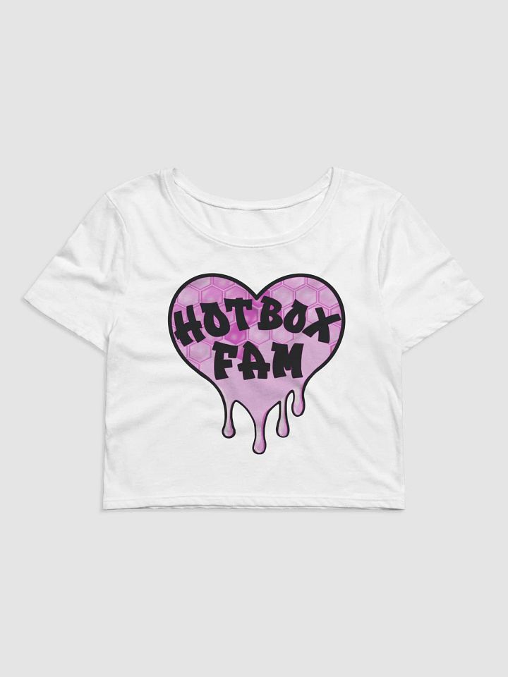HOT BOX FAM PINK LOGO CROP TOP product image (1)