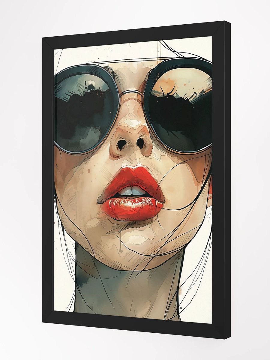 Bold Vision - Pop Art Poster - Framed product image (4)
