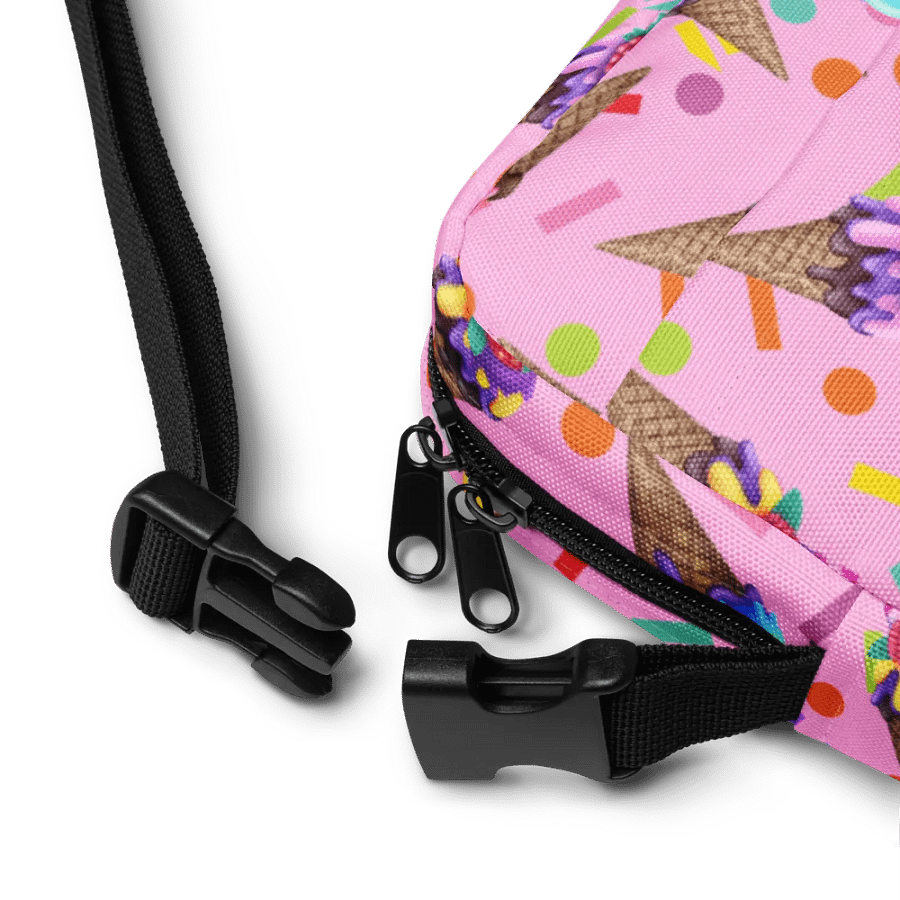 ice-cream pink Scoops All-Over Crossbody Bag for girls product image (8)
