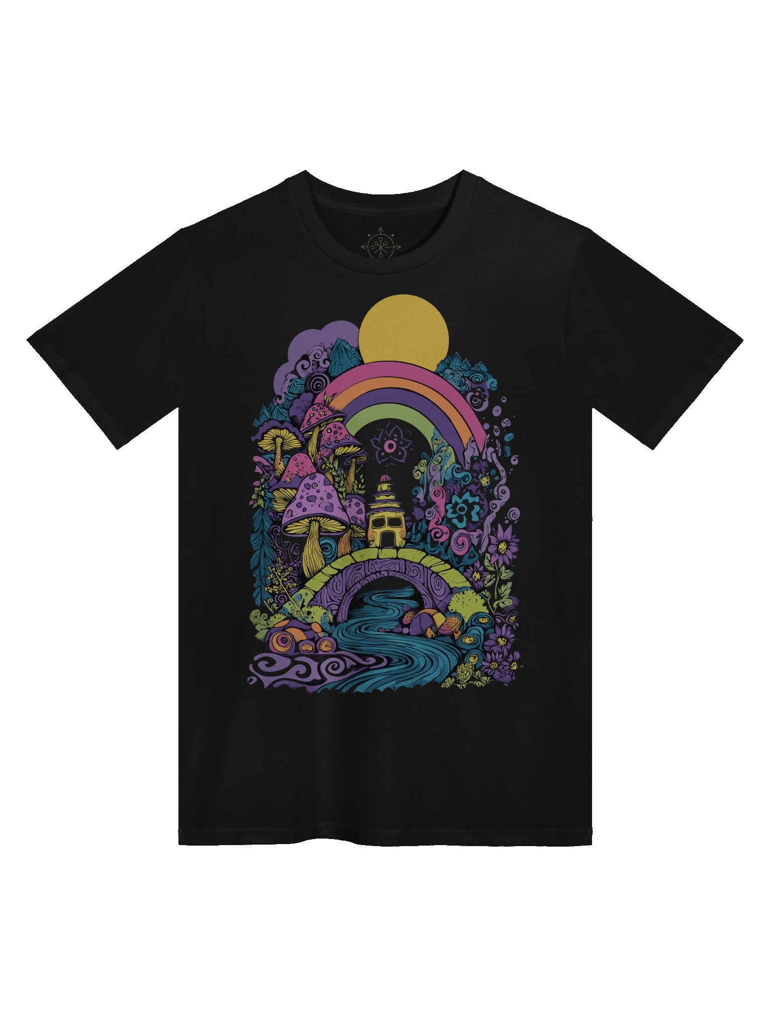 Psychedelic Roadtrip Rainbow Tee product image (2)