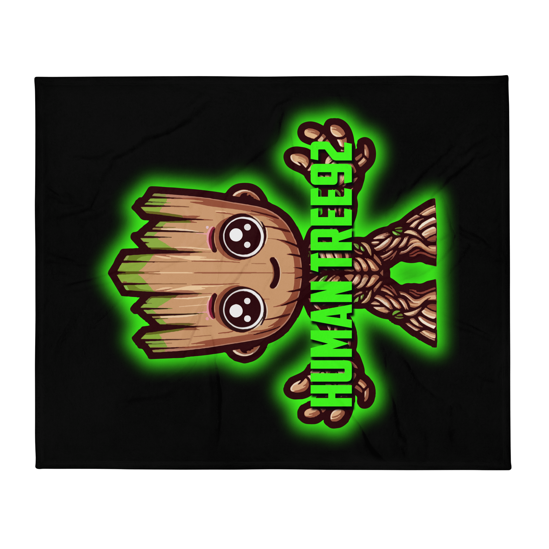 Throw Blanket 50x60 Green Glow product image (1)