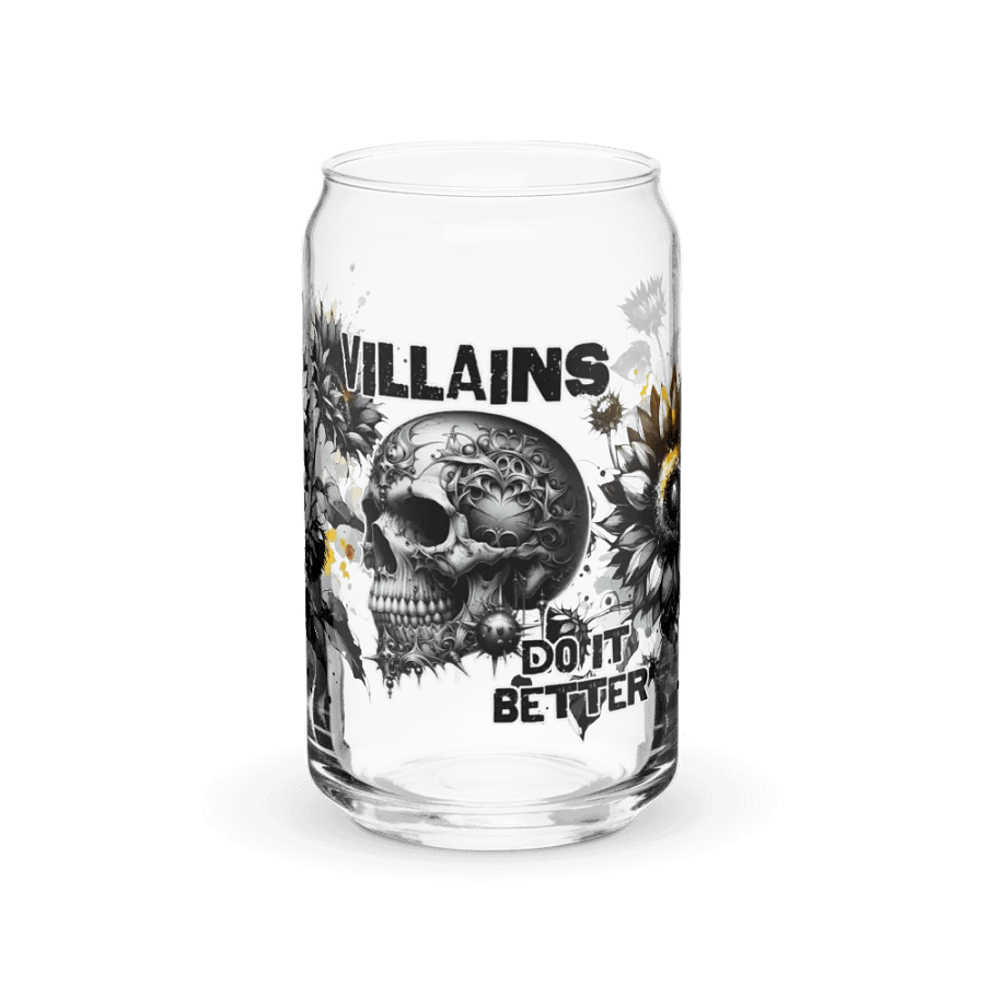 Villains Do It Better Glass Can product image (1)
