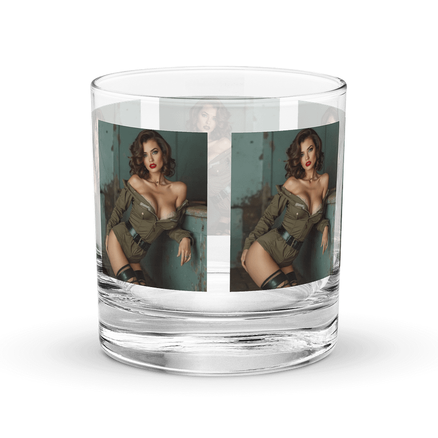 Army Pin-up Rocks Glass product image (4)
