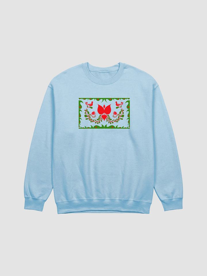 Hungarian Folk Art Sky Blue Sweatshirt product image (1)