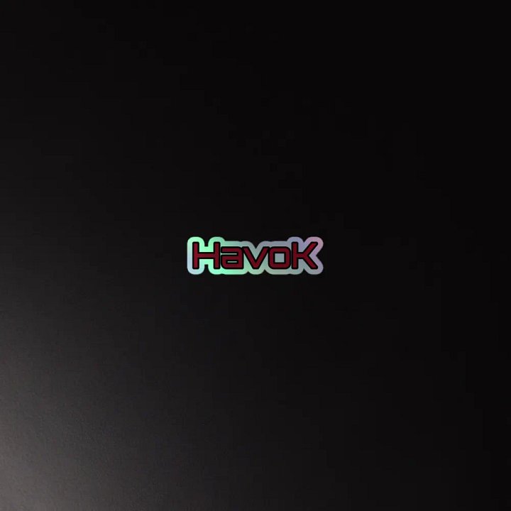 Holographic HavoK Sticker product image (2)