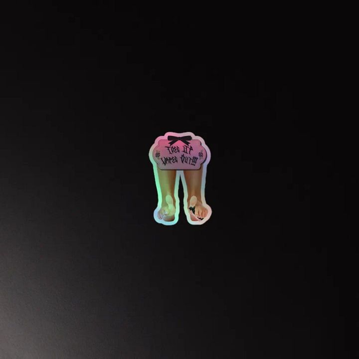 Toes Up, Vapes Out Sticker product image (4)