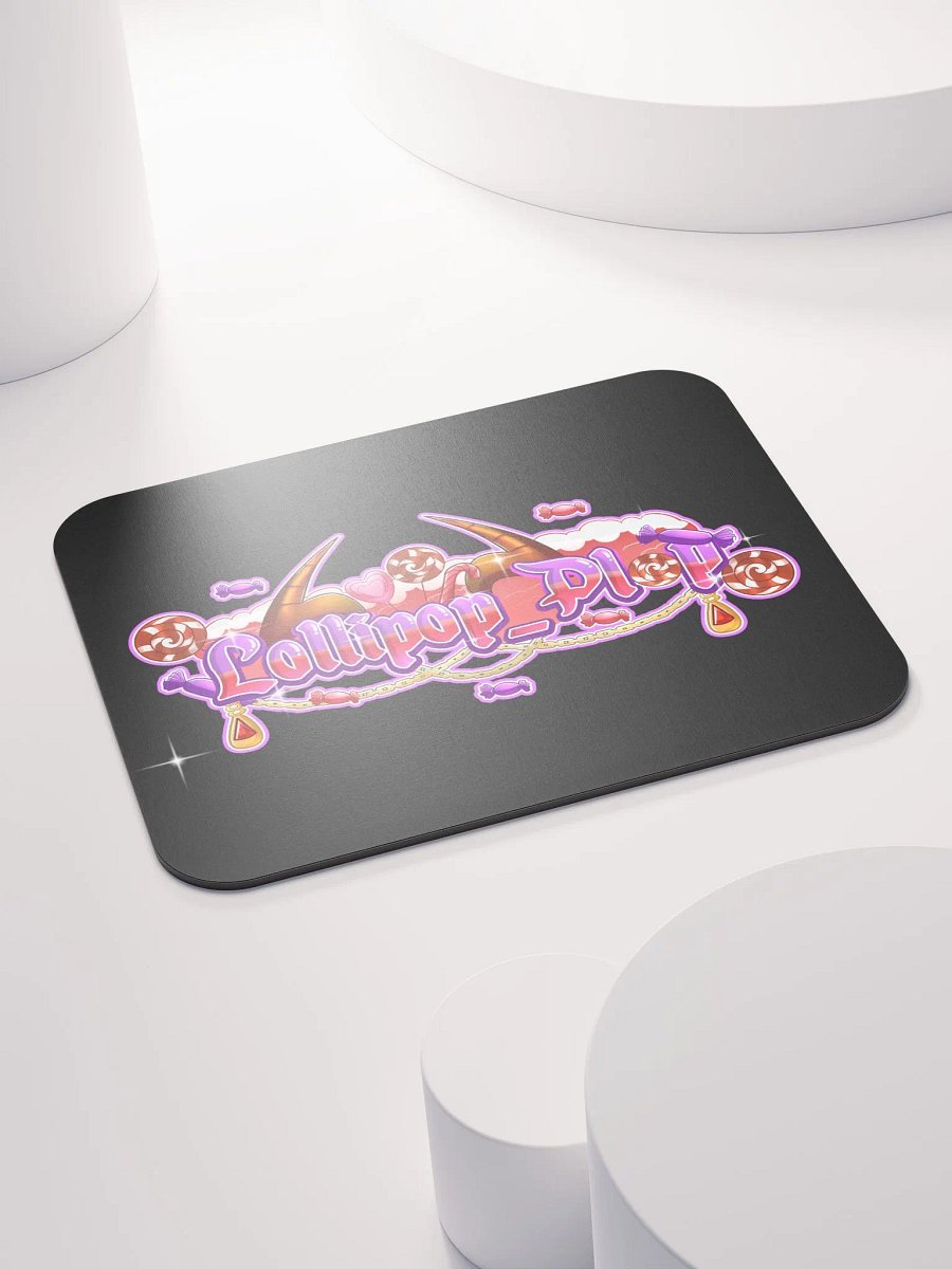Lollipop Mouse Pad Black product image (4)