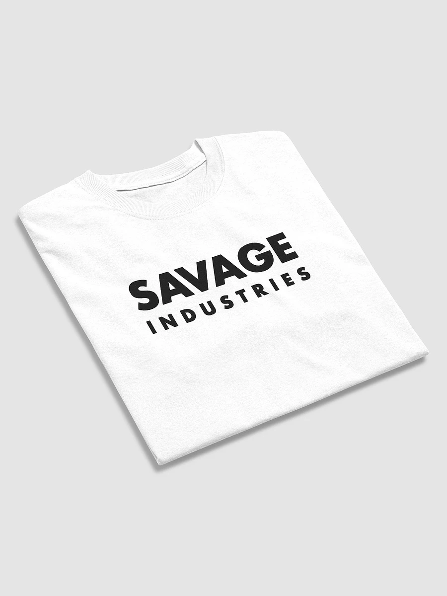 Savage Industries (White) (Classic Tee) product image (3)