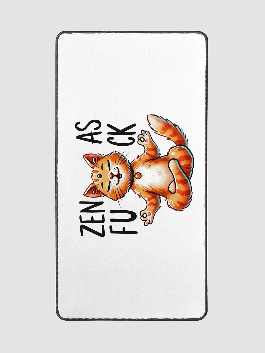 Zen Cat Meditation Desk Mat product image (3)