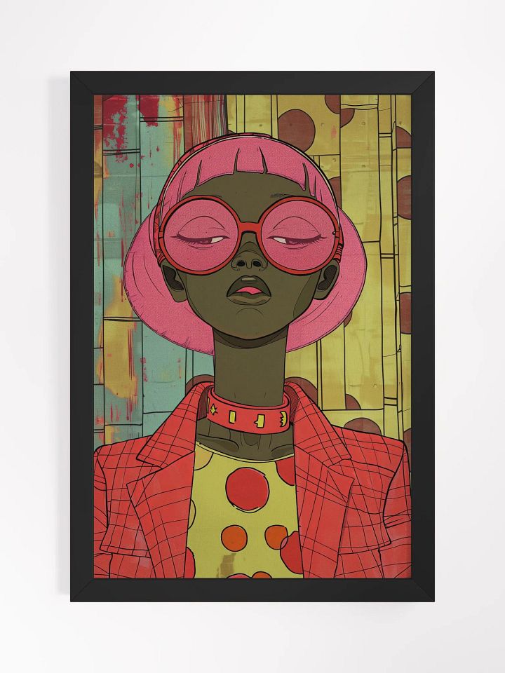 Chill Vibes: Pop Art Teen Style Framed Poster product image (1)