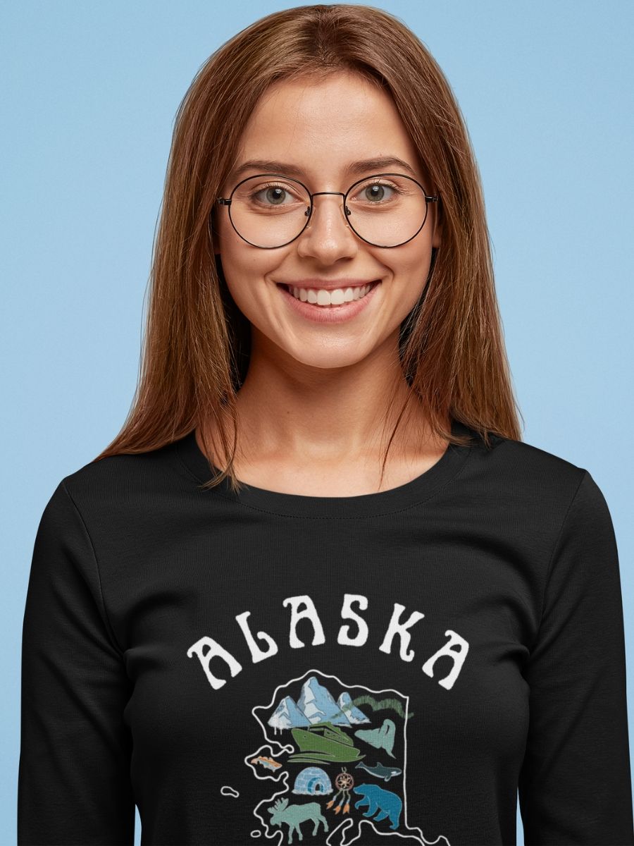 Unisex Longsleeve Adult Alaska Cruise Squad Dark Shirt product image (1)