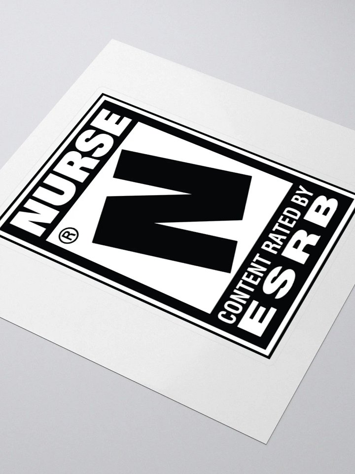 Nurse Approved Kiss Cut Sticker product image (1)