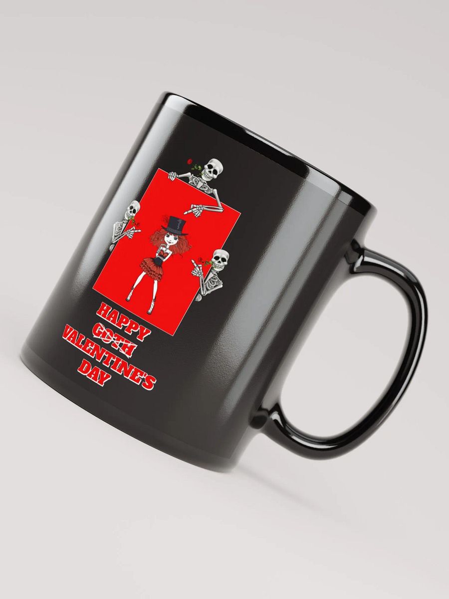 Happy Goth Valentine's Day Black Mug product image (6)