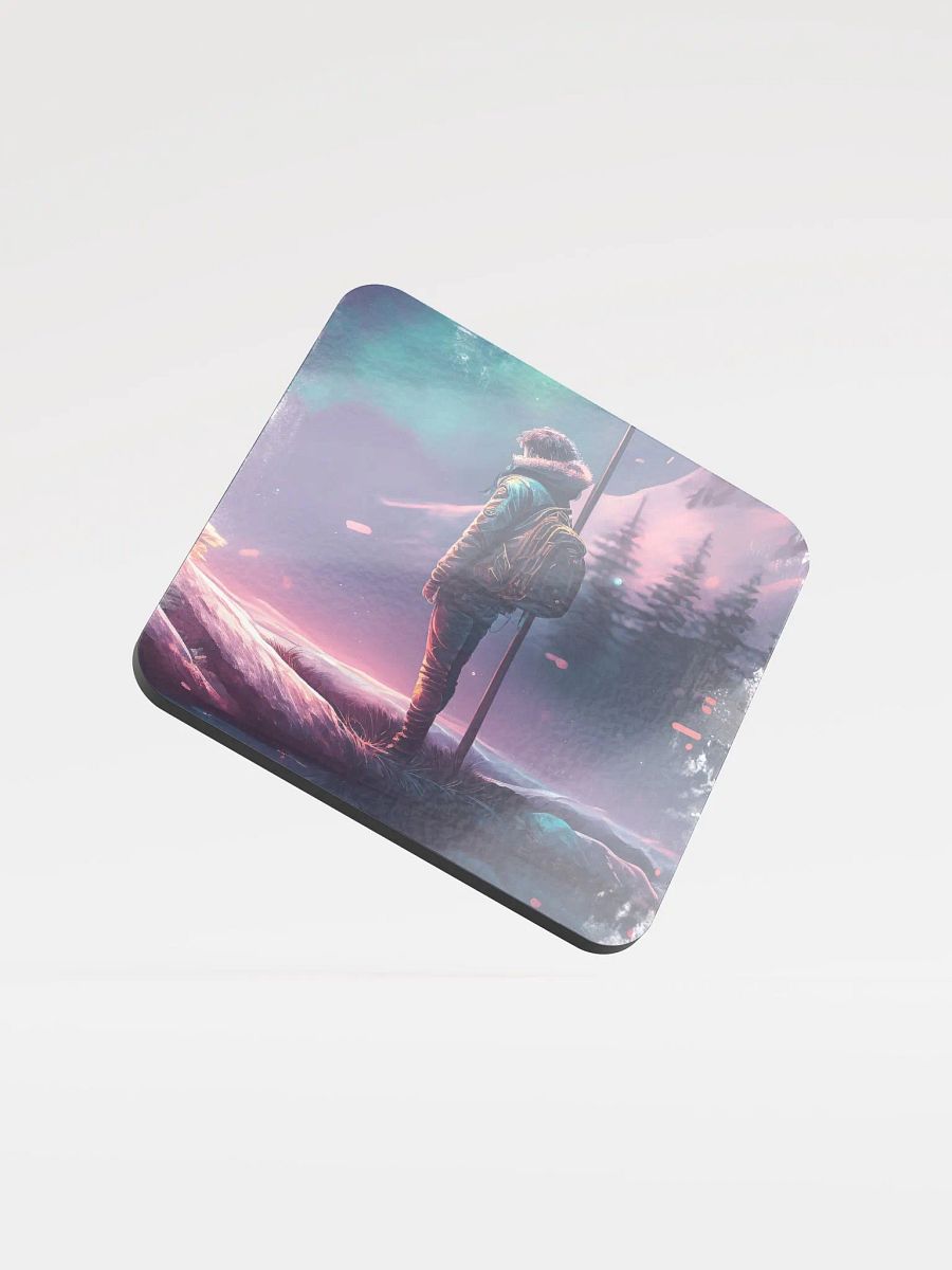 Without You Glossed Cork Coaster product image (1)