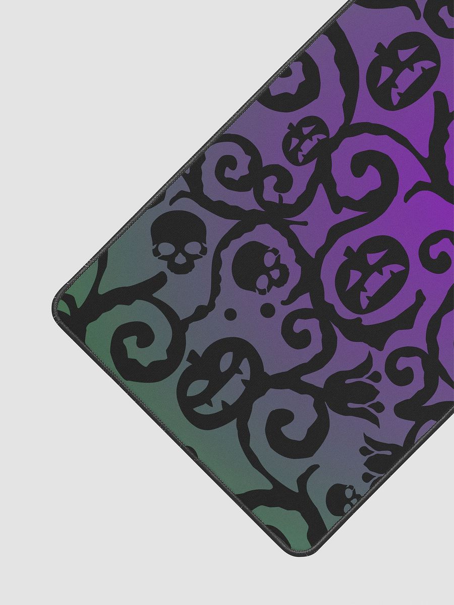 Green & Purple Scary Pumpkins Skull Gaming Mouse pad product image (3)