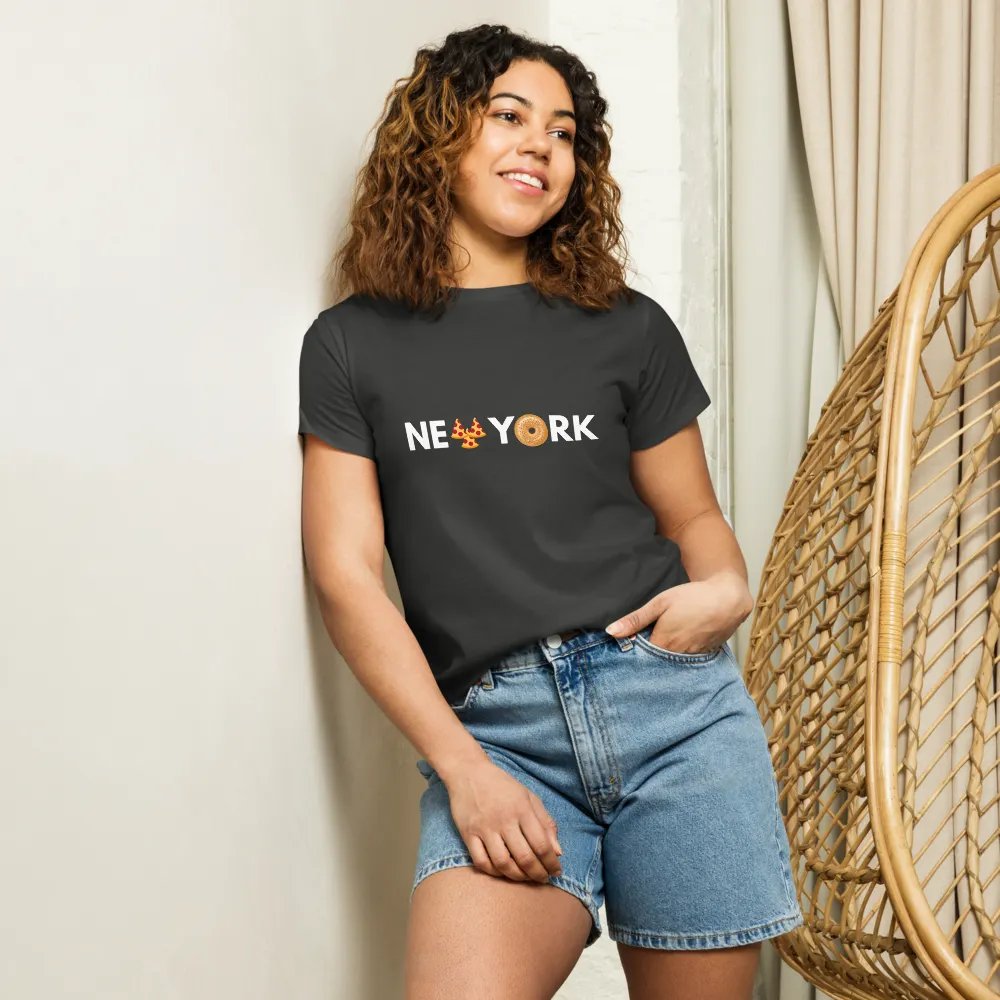 New York Pizza Bagel Black Womens product image (6)