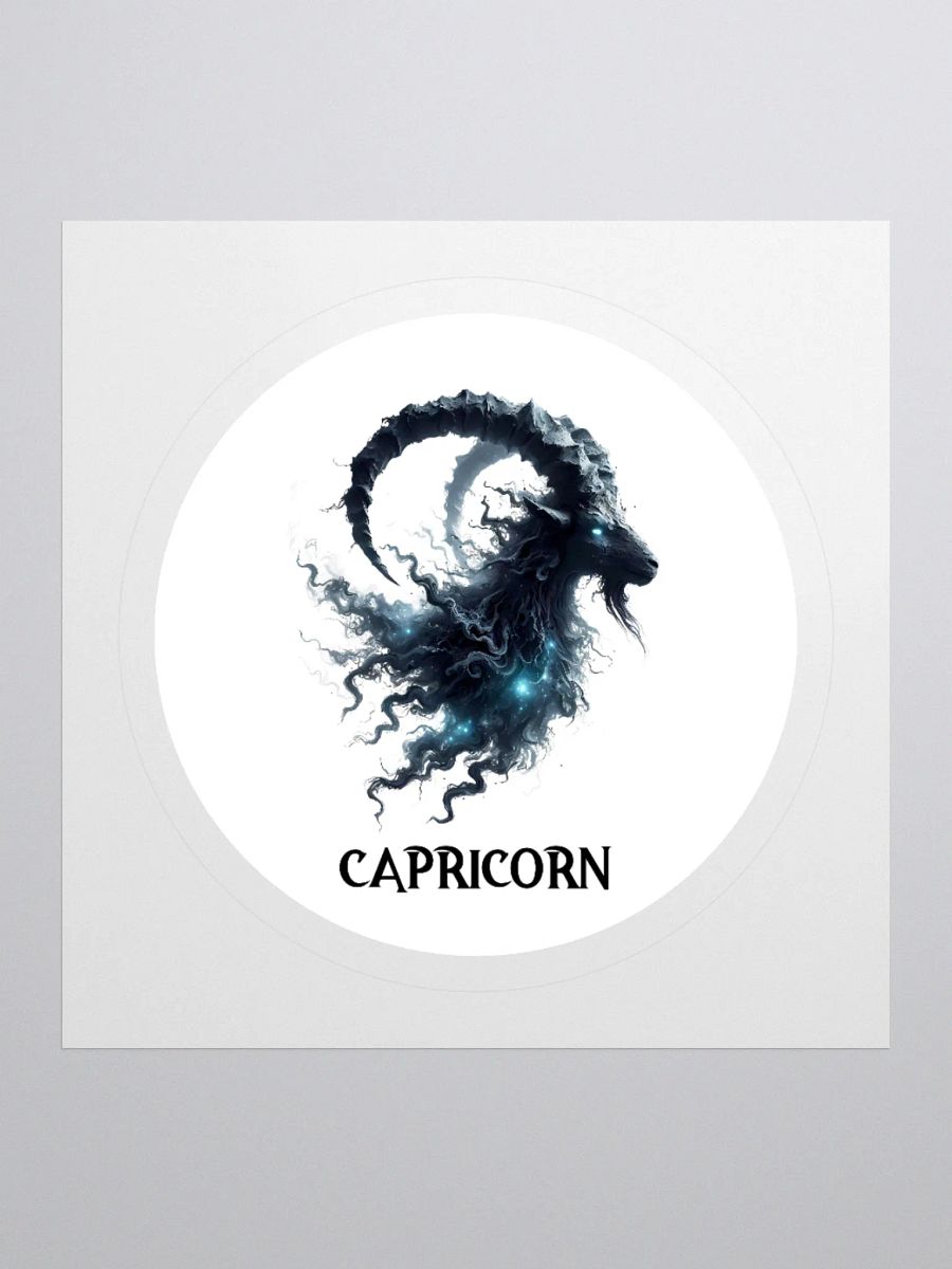 Mythical Capricorn Zodiac Round Sticker product image (1)