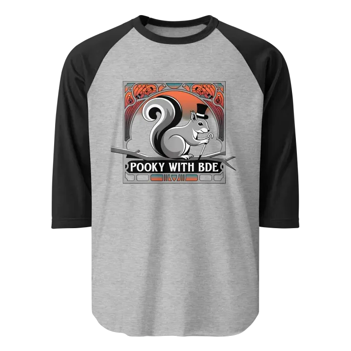 Pooky's Dapper Squirrel Raglan Tee product image (1)
