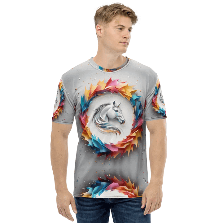Vibrant Horse T shirt product image (1)