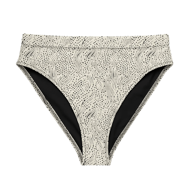 Midnight Drift High-Waisted Bikini Bottoms – Effortless Power product image (1)