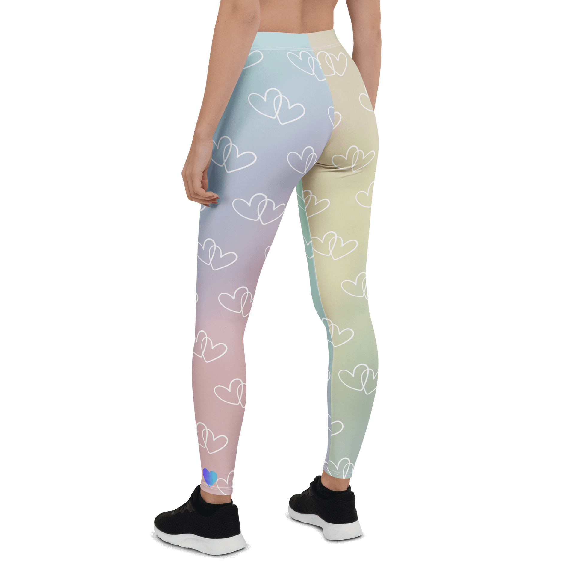 Rainbow Heart Leggings product image (3)