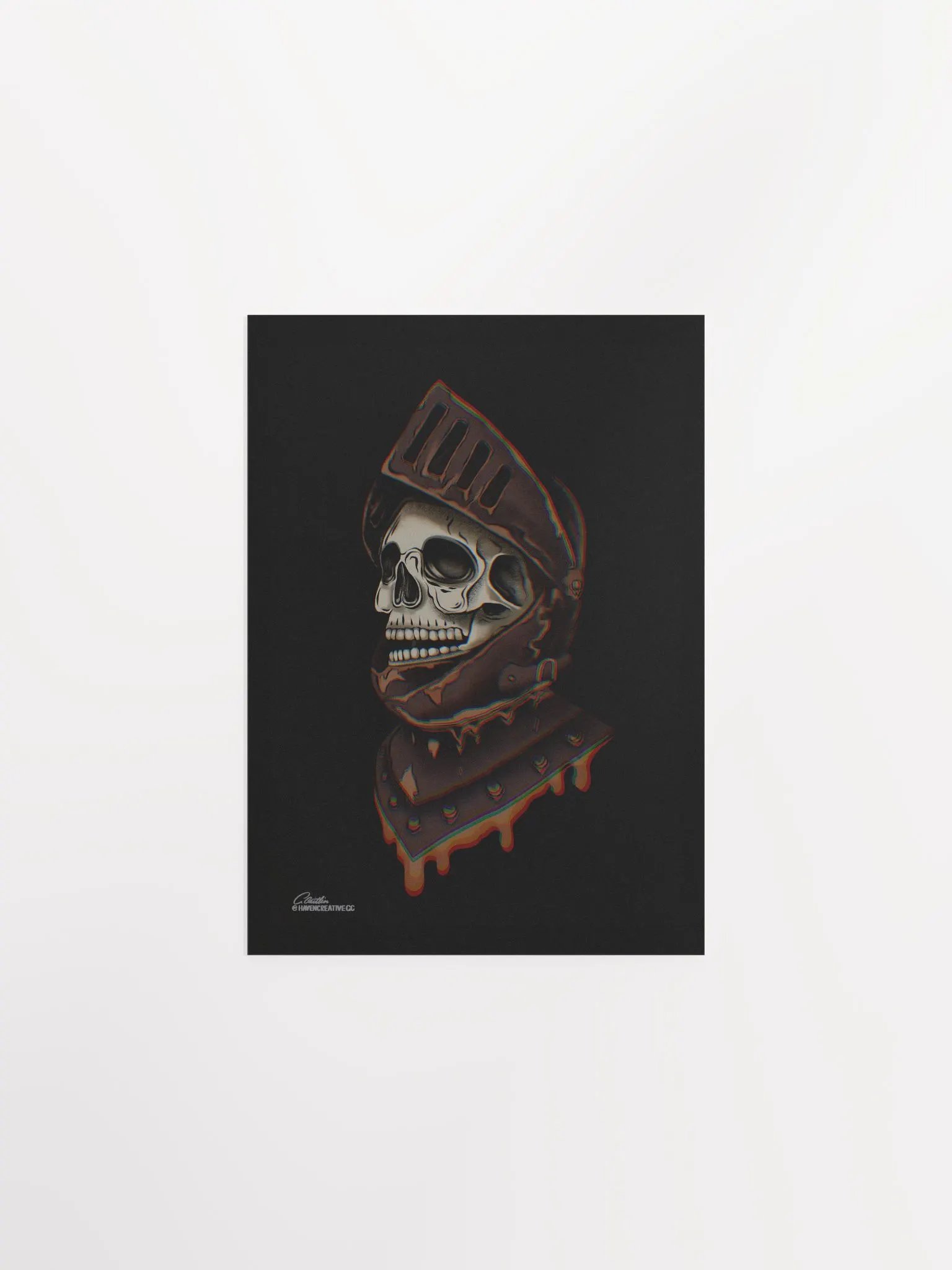 "Gothic Knight Skull" Poster product image (1)