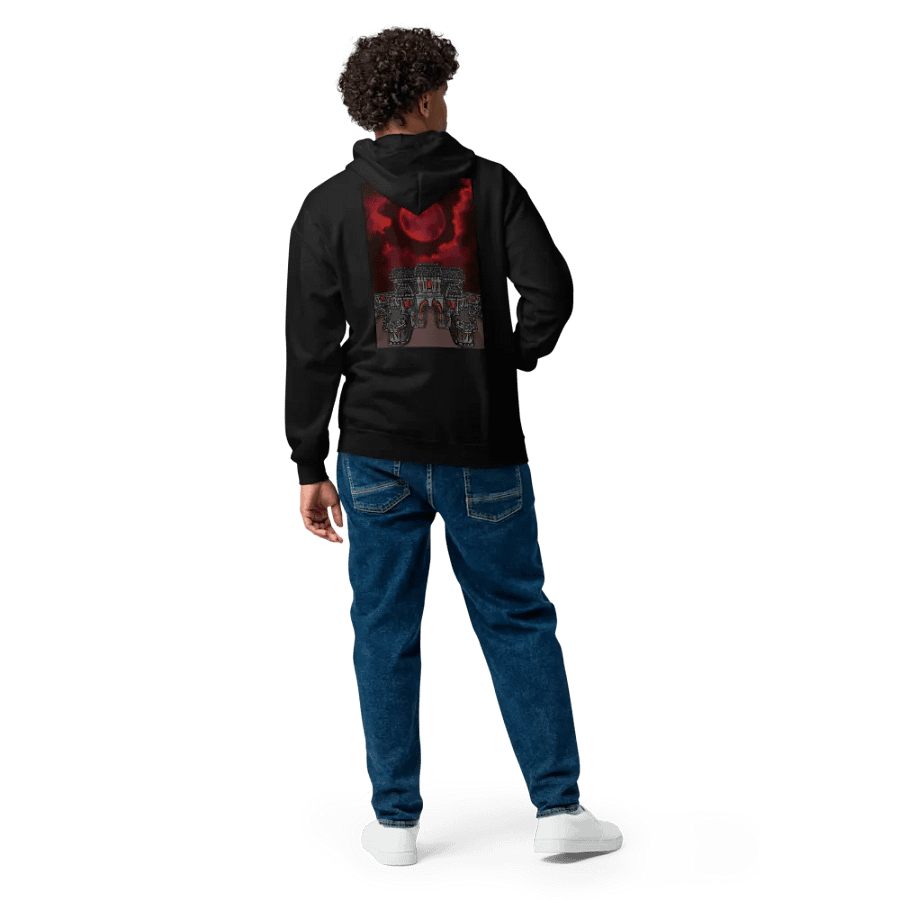 Theater of the Blood Moon - BACK Print Zip up Hoodie product image (32)