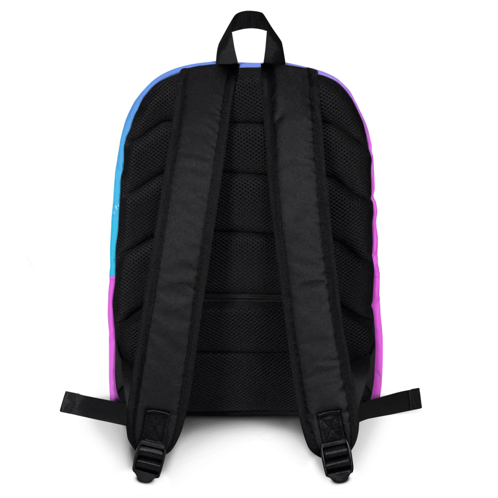 Cyan Teasing Alice's Ears All-Over Print Backpack product image (8)