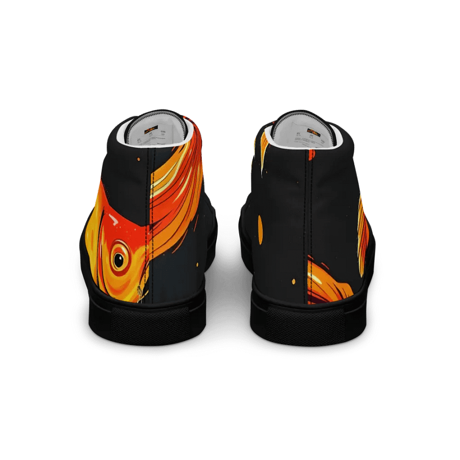 Luminous Fins, Women's High Top canvas shoes product image (4)