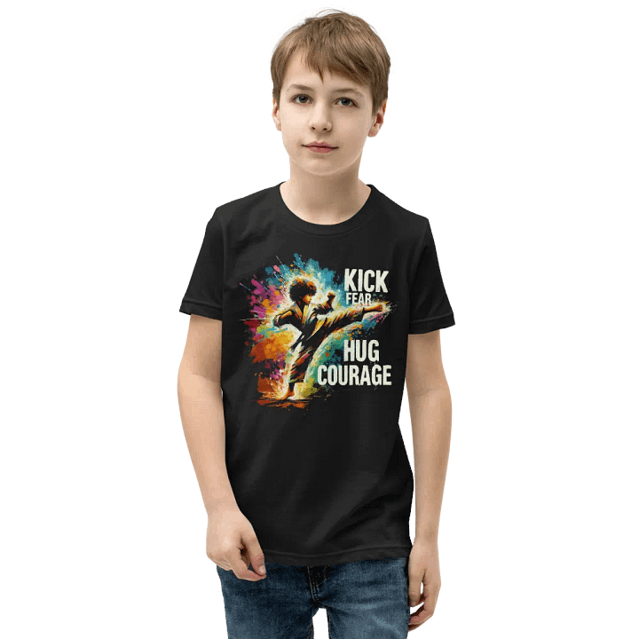 Courage Embrace Karate Youth T-Shirt product image (2)