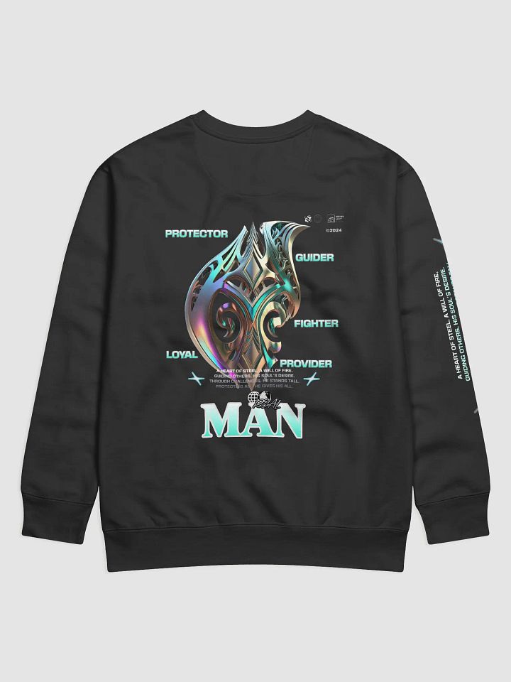 Guardian's Valor: The Real Man: Cotton Heritage Premium Sweatshirt product image (2)