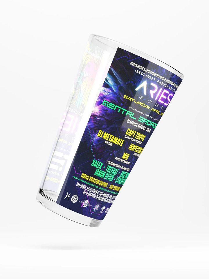Aries 2022 Shaker Pint Glass product image (2)