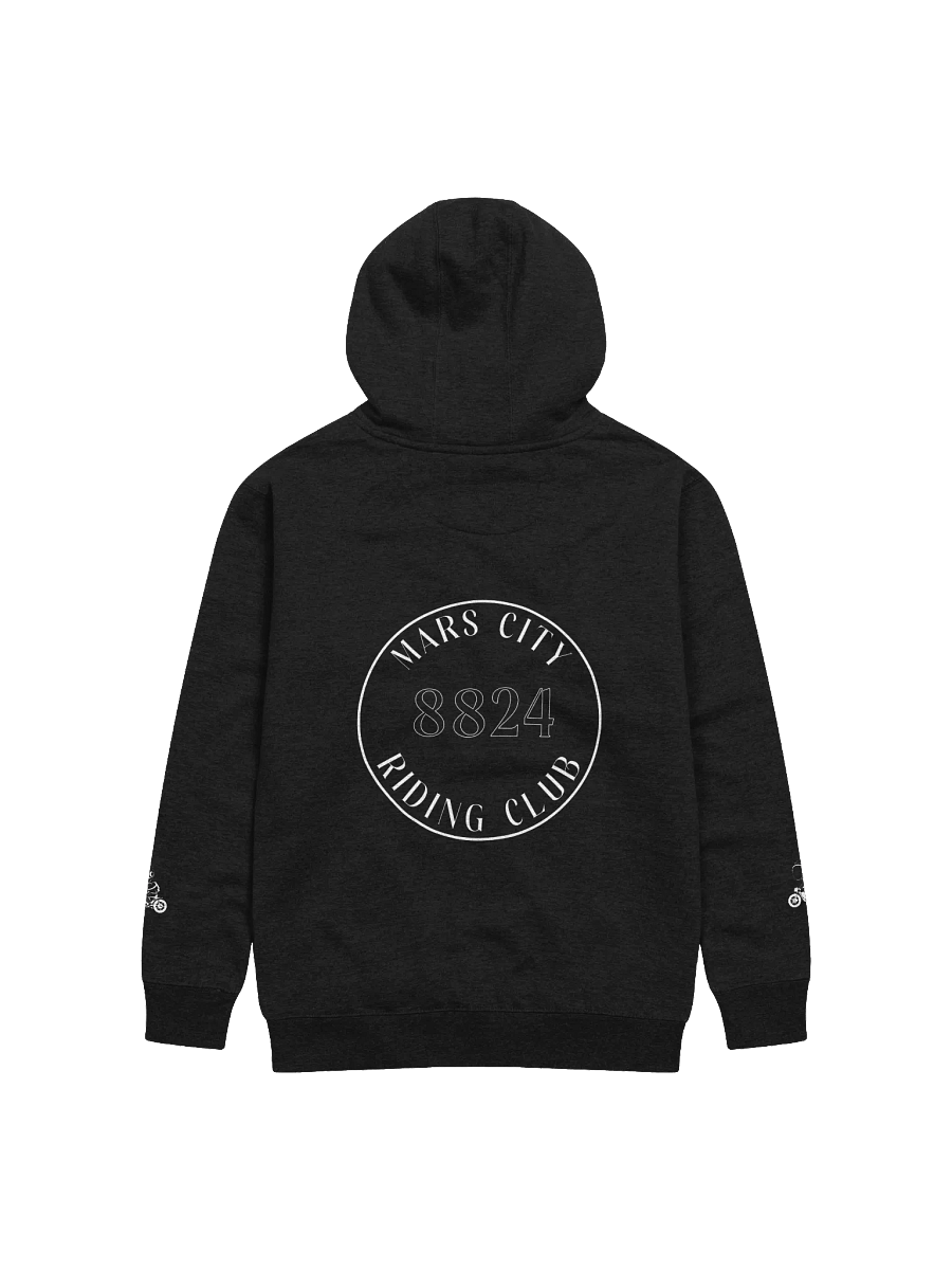 MARS CITY RIDING CLUB MOTO ALL WHITE LOGO SWEATSHIRT product image (8)