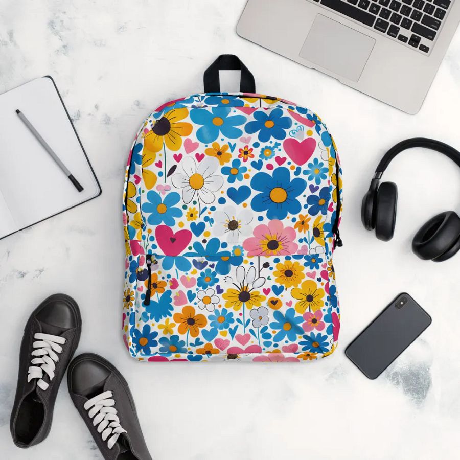 Floral Splendor All-Over Backpack product image (10)