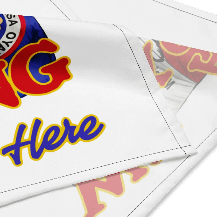 Lakota Pride White Bandana product image (2)
