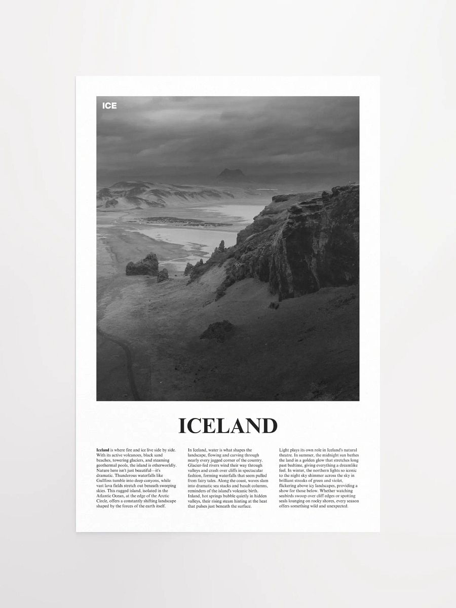 Iceland 04 Newspaper Poster product image (11)