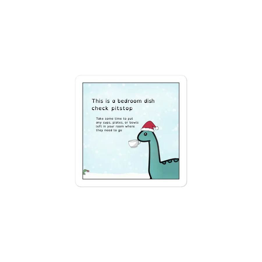 Bedroom Dish Check - Fridge Magnet product image (1)