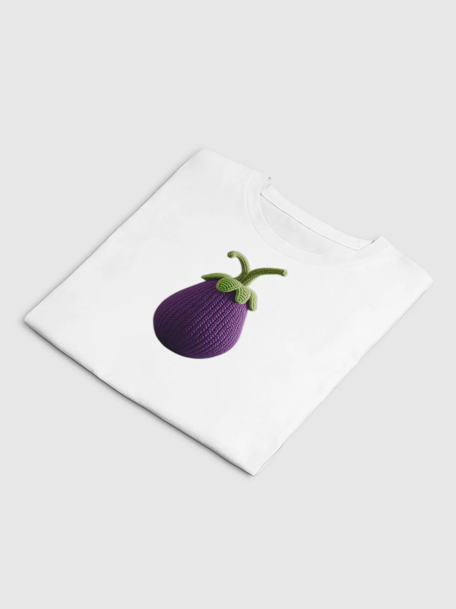 CozyAvocado Women's Premium Egg Plant Crop Top #7 product image (4)